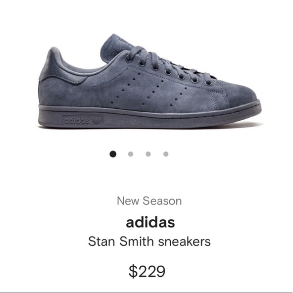 🔹 Adidas Stan Smith blue-grey suede sneaker - Picture 10 of 10